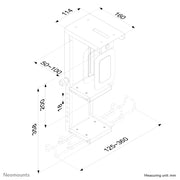 Neomounts CPU-D075BLACK/LK CPU-hållare Svart