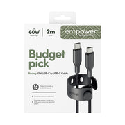 PanzerGlass empower by Racing 60W USB-C to USB-C Cable