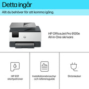 HP OfficeJet Pro 9120E Trådlöst All-in-One Färg Skrivare - Termisk bläckstråle