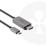 CLUB3D CAC-1587 videokabeladapter 3 m USB Gen2 Type-C HDMI Typ A (standard) Svart