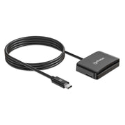 Manhattan 102742 läsare smarta kort USB USB Type-C Svart
