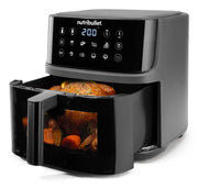 NutriBullet CrispLite Vision Single 8 l Fristående 2000 W Varmluftsfritös Svart