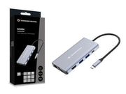 Conceptronic DONN20G dockningsstationer för bärbara datorer Kabel USB 3.2 Gen 1 (3.1