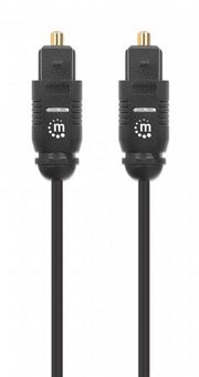 Manhattan 356060 InfiniBand och fiberoptisk kabel 1 m Toslink Svart