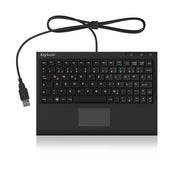 KeySonic ACK-3410 (US) tangentbord Kontor USB Engelska (USA) Svart
