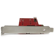 StarTech.com 2x M.2 SATA SSD-kontrollerkort