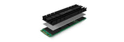 ICY BOX IB-M2HS-701 M.2 NVMe SSD VGA-kylare Svart