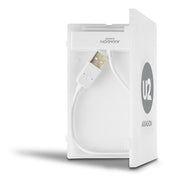 Axagon ADSA-1S Hölje för lagringsenheter HDD- / SSD kabinett Vit 2.5"