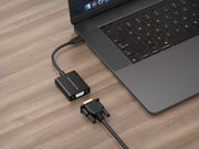 Conceptronic ABBY05B USB-grafikadapter 1920 x 1080 pixlar Svart