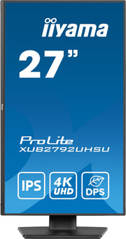 iiyama ProLite XUB2792UHSU-B6 27 IPS 3840 x 2160 (4K) HDMI DisplayPort USB-C