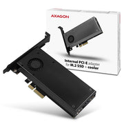 Axagon PCEM2-DC nätverkskort/adapters Intern M.2