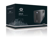Conceptronic ZEUS02ES strömskydd (UPS) Linjeinteraktiv 0,85 kVA 480 W 2 AC-utgångar