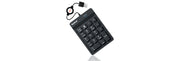KeySonic ACK-118BK numeriskt tangentbord Universal USB Svart