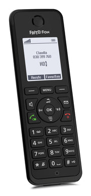 Fon M3 DECT-telefon Namn och uppringnings-ID Svart