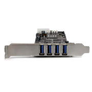 StarTech.com PCI Express (PCIe) SuperSpeed USB 3.0-kortadapter med 4 portar och 2