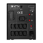 CyberPower PR2200ELCDSL strömskydd (UPS) Linjeinteraktiv 2,2 kVA 1980 W 9 AC-utgångar