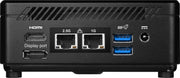 MSI Cubi 5 12M-282BAT 0.66L sized PC Svart i3-1215U