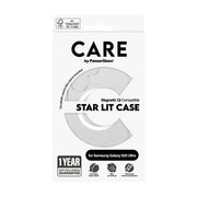 PanzerGlass CARE by Star Lit Case w. White Qi Compatible Samsung Galaxy S25 Ultra