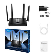 Cudy WR3600H trådlös router Gigabit Ethernet Dual-band (2,4 GHz / 5 GHz) Svart