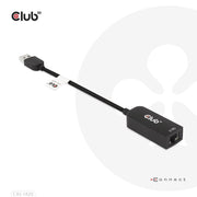 CLUB3D CAC-1420 nätverkskort Ethernet 2500 Mbit/s - 1x1G