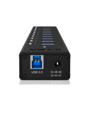 ICY BOX IB-AC6110 USB 3.2 Gen 1 (3.1 Gen 1) Type-B 5000 Mbit/s Svart