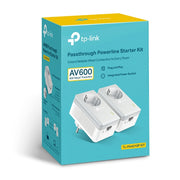 TP-Link TL-PA4010P KIT V5 PowerLine-nätverksadapter 600 Mbit/s Nätverksansluten