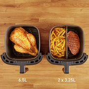 Tefal Easy Fry & Grill EY801D 6,5 l Fristående 1650 W Varmluftsfritös Rostfritt stål