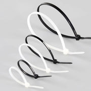 Techly 100 x 2.5mm buntband Nylon Svart