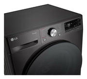 LG F4DR711S2BA kombinerad tvättmaskin och Tumlare Fristående Frontmatad Svart