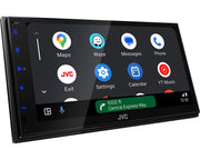 JVC KW-M695DBW radio/digitalmottagare för bil Svart