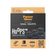 PanzerGlass Hoops Camera Lens Protector Black Samsung Galaxy A35 5G Genomskinligt