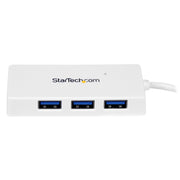 StarTech.com Bärbar SuperSpeed mini USB 3.0-hubb med 4 portar