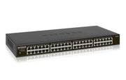 NETGEAR GS348 Ohanterad Gigabit Ethernet (10/100/1000) 1U Svart