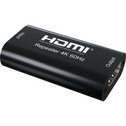 Techly IDATA HDMI2-RIP4KT AV-förlängare Repeater för AV-utrustning Svart