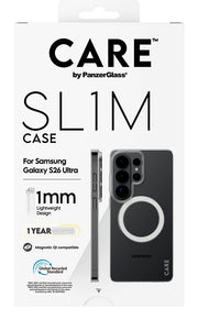 PanzerGlass CARE by SL1M Case Transparent w. Qi Samsung Galaxy S26 Ultra