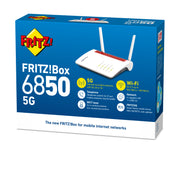 Box 6850 5G trådlös router Gigabit Ethernet Dual-band (2,4 GHz / 5 GHz) Vit