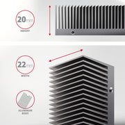 Axagon CLR-M2XT M.2 SSD Passivkühler Aluminium