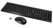 LogiLink ID0104 tangentbord Mus inkluderad Kontor RF Trådlös QWERTZ Svart