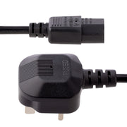StarTech.com PXT101UK3M strömkablar Svart 3 m C13 coupler BS 1363