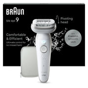 Braun Silk-épil 9 BR2-225328 epilatorer 40 pincetter Grå