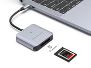 Conceptronic BIAN08G kortläsare USB 3.2 Gen 2 Type-C Grå