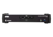 ATEN 4-portars USB 3.0 4K HDMI KVMP Switch med ljudmixerläge