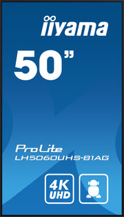 iiyama LH5060UHS-B1AG skyltställ Digital A-skylt