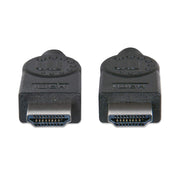 Manhattan 306126 HDMI-kabel 3 m HDMI Typ A (standard) Svart
