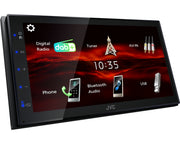 JVC KW-M180DBT radio/digitalmottagare för bil Svart 180 W