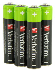 Verbatim 49514 hushållsbatteri Laddningsbart batteri AAA Nickel-metallhydrid (NiMH)