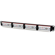 StarTech.com 1U hyllmonterbar Cat 6 110 patchpanel med 24 portar