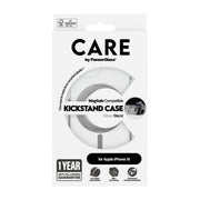 PanzerGlass CARE by Case Transparent w. Silver Kickstand & MagSafe iPhone 15