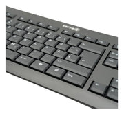 TERRA 1500 tangentbord Mus inkluderad Kontor USB QWERTZ tyska Svart