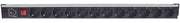 Intellinet 714044 grenuttag 12 AC-utgångar 1U Svart